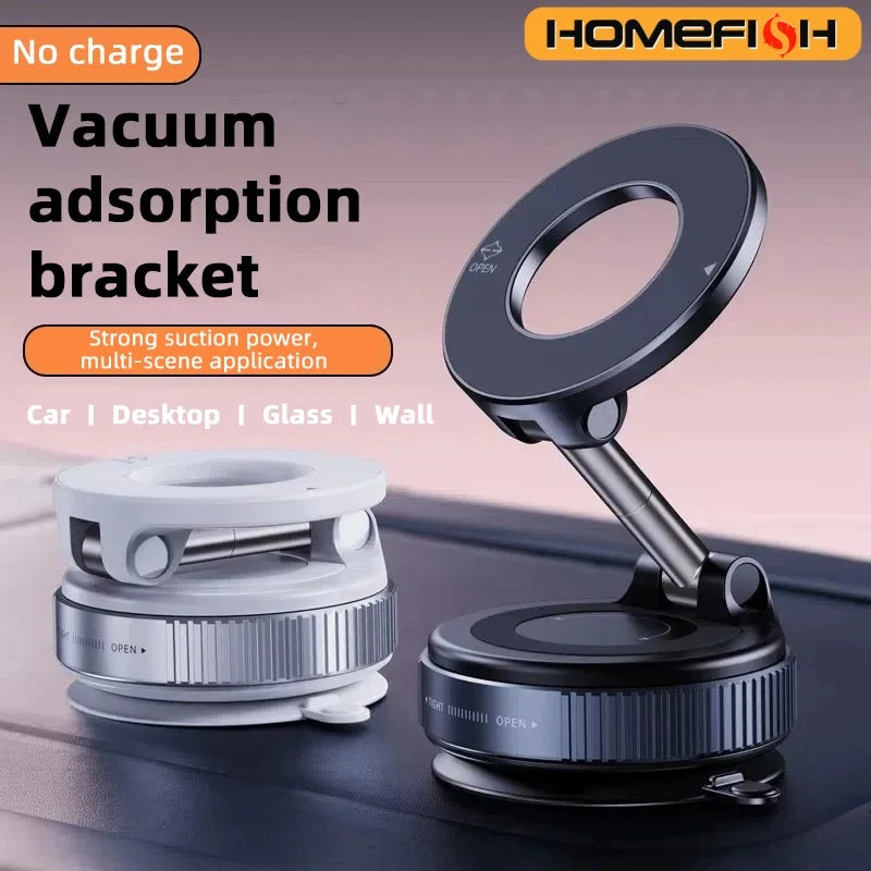 HOMEFISH K007 Magnetic Phone Holder – 360° Three-Axis Rotation, Multi-Scenario Mount