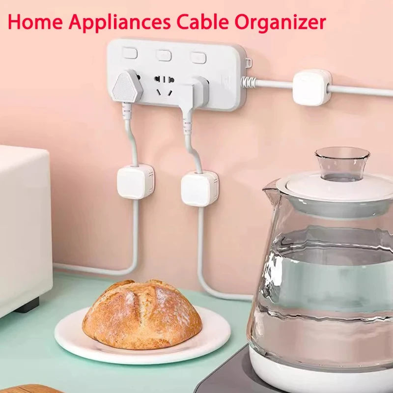 Magnetic Cable Clip, Cable Holder, Self-Adhesive Wire Holder, Cable Organizer for Home Office Under Desk