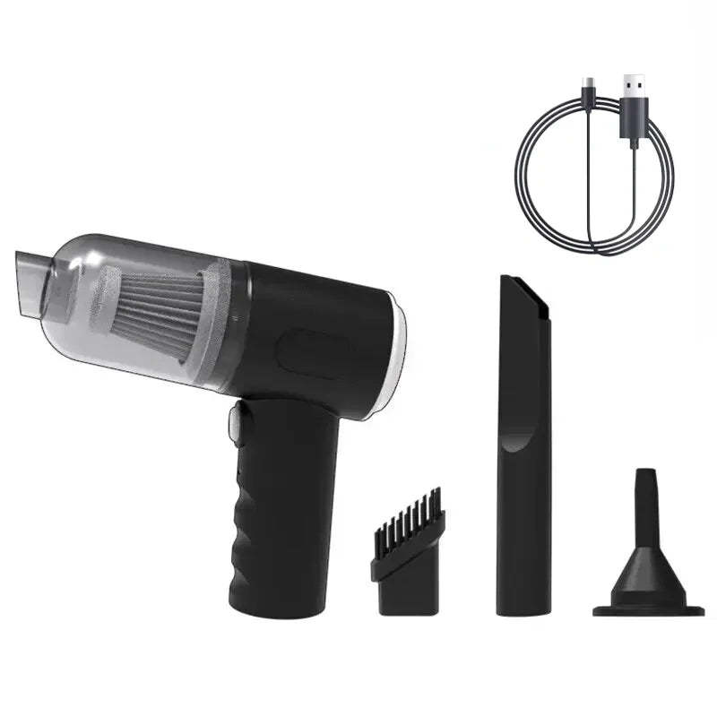 9000Pa Wireless Car Vacuum Cleaner USB Charging 1200mAh Portable Cleaning Device Mini Wet and Dry Vacuum Cleaner Household