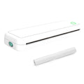 New Portable Mini A4 Printer Inkless Printing, A4 Thermal Printer for Phone, PC, Tattoo Transfer Printer or 5pcs Thermal Paper Rolls