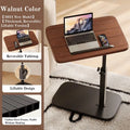 Portable Adjustable Foldable Side Table/Laptop Desk, for Home Office, Coffee Table, Nightstand, Office Reception Area, Mother