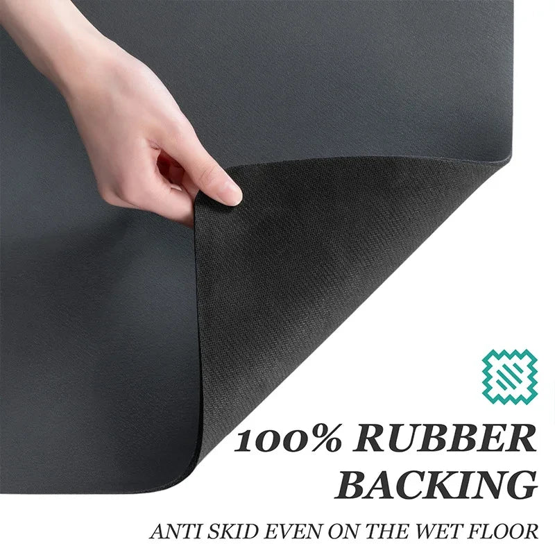 Super Absorbent, Large, Absorbent Kitchen Mat, Non-Slip, for Draining Coffee Dishes, Drying Mat, Quick Drying, Dish Mat