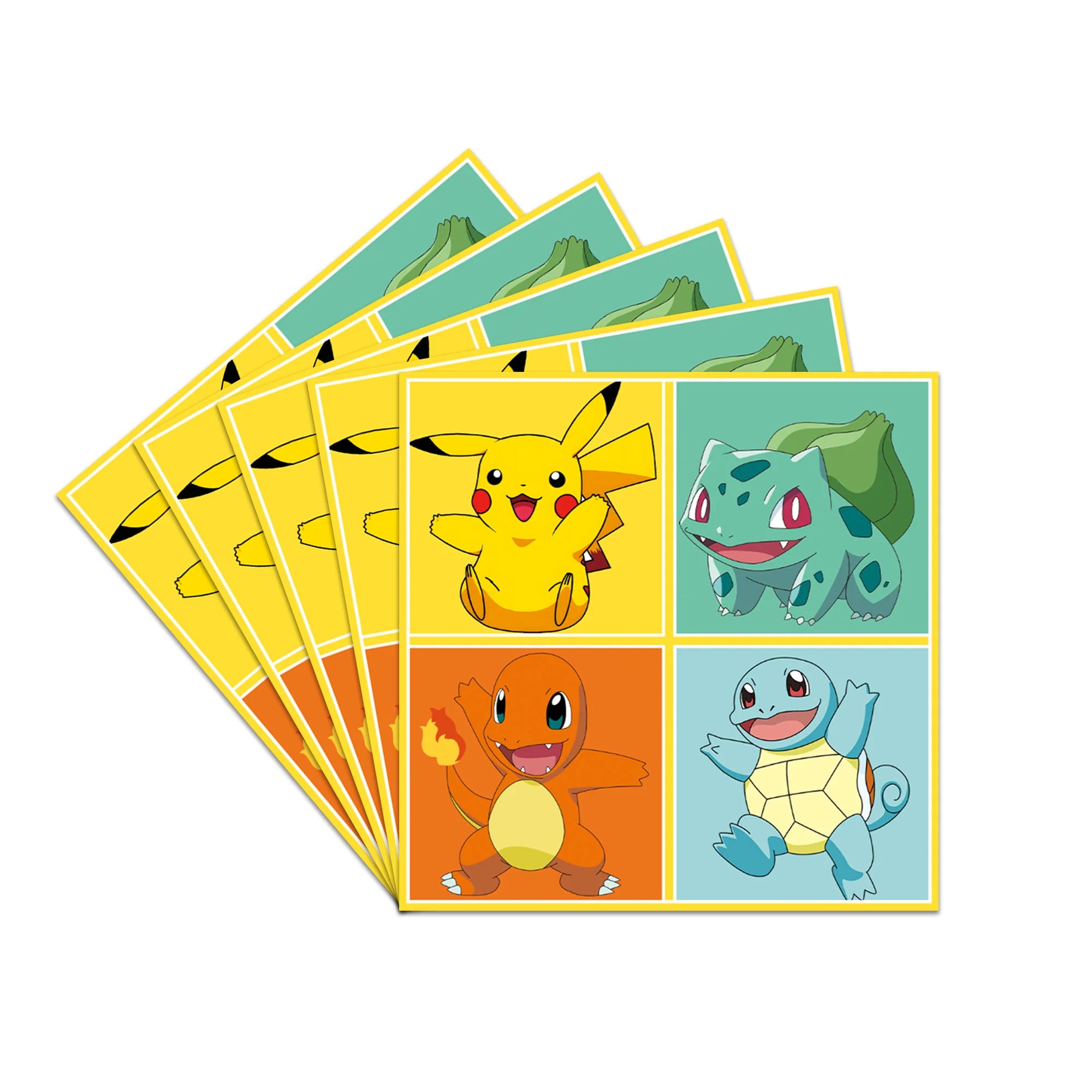Pokémon Party Set – Pikachu Partygeschirr mit Tellern, Bechern, Servietten & Deko