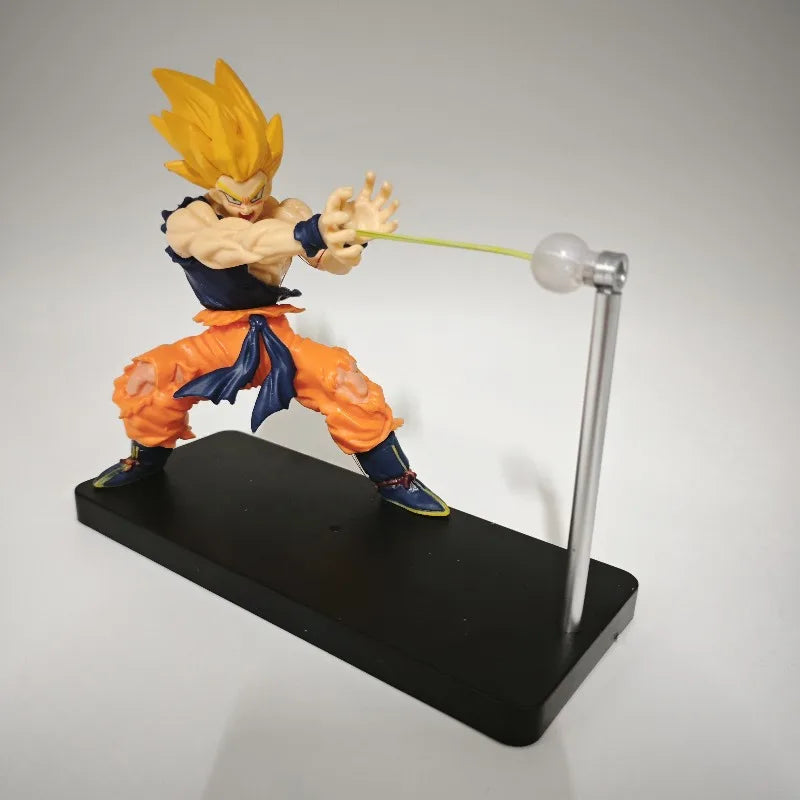 Super Saiyan Goku Night Light with Touch Function, Kamehameha Magnetic Anime Decoration, Cool Figure, Birthday Gift for Boys