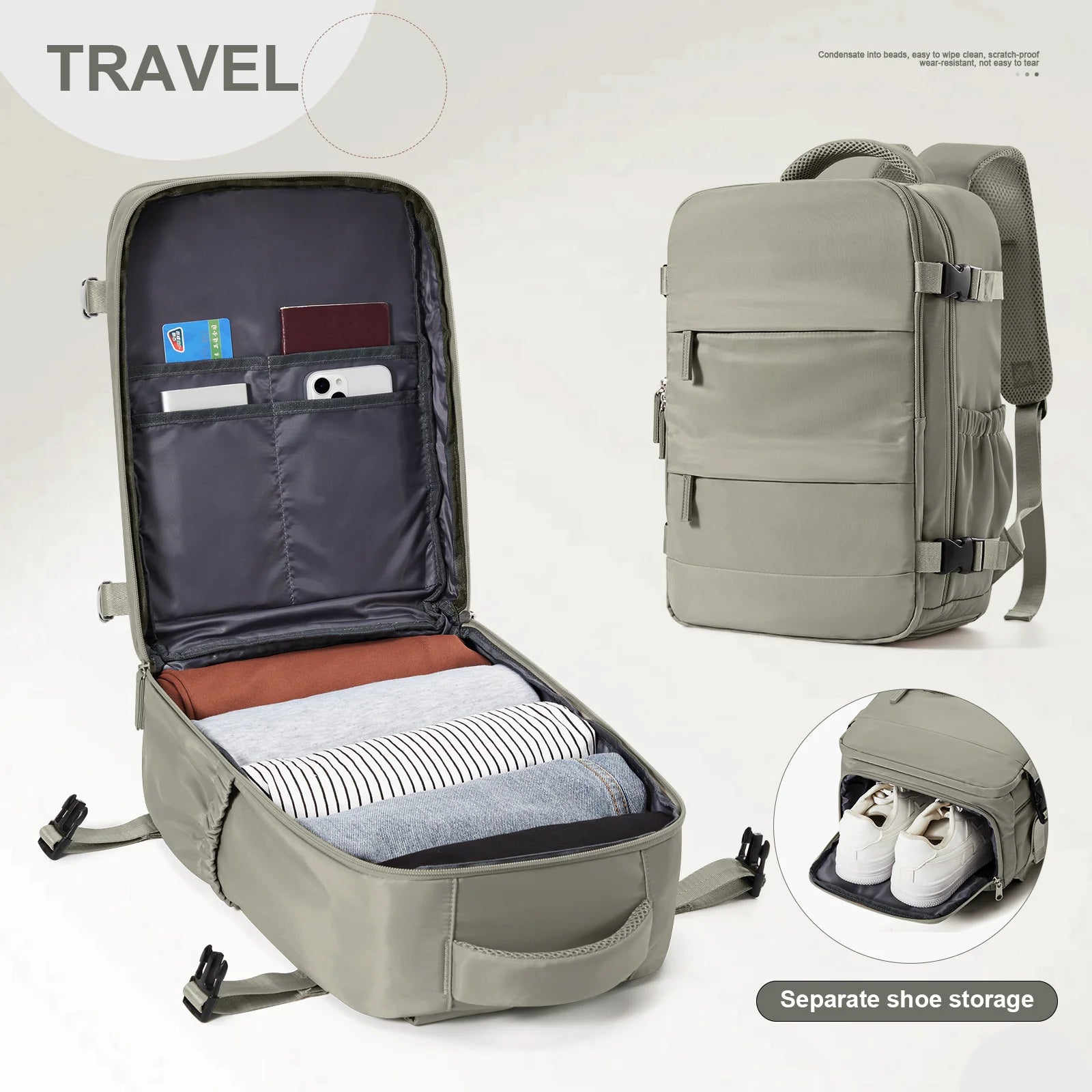 Ryanair Rucksack 40x20x30 cm – Handgepäck für Herren & Damen, Laptop & Reise