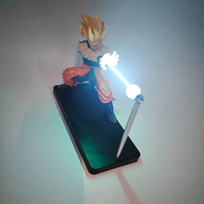 Super Saiyan Goku Night Light with Touch Function, Kamehameha Magnetic Anime Decoration, Cool Figure, Birthday Gift for Boys