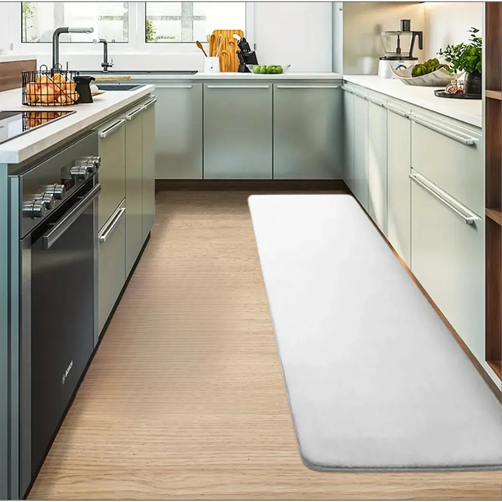 VIKAMA Kitchen Laundry Room Oil Absorbing Mats Doormats Bathroom Long Anti-fouling Carpet Entrance Doormats Home Decor