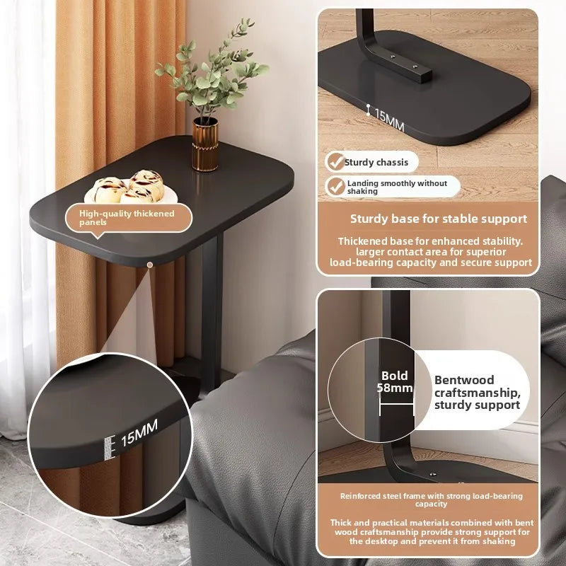 Stable nightstand, removable computer desk, side table, writing desk, bedroom workstation, small coffee table