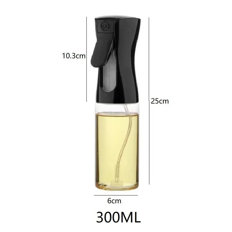 Ölsprühflasche Wiederverwendbar 200/300/500ml – Feiner Sprühnebel für Olivenöl & Essig | Küche & BBQ