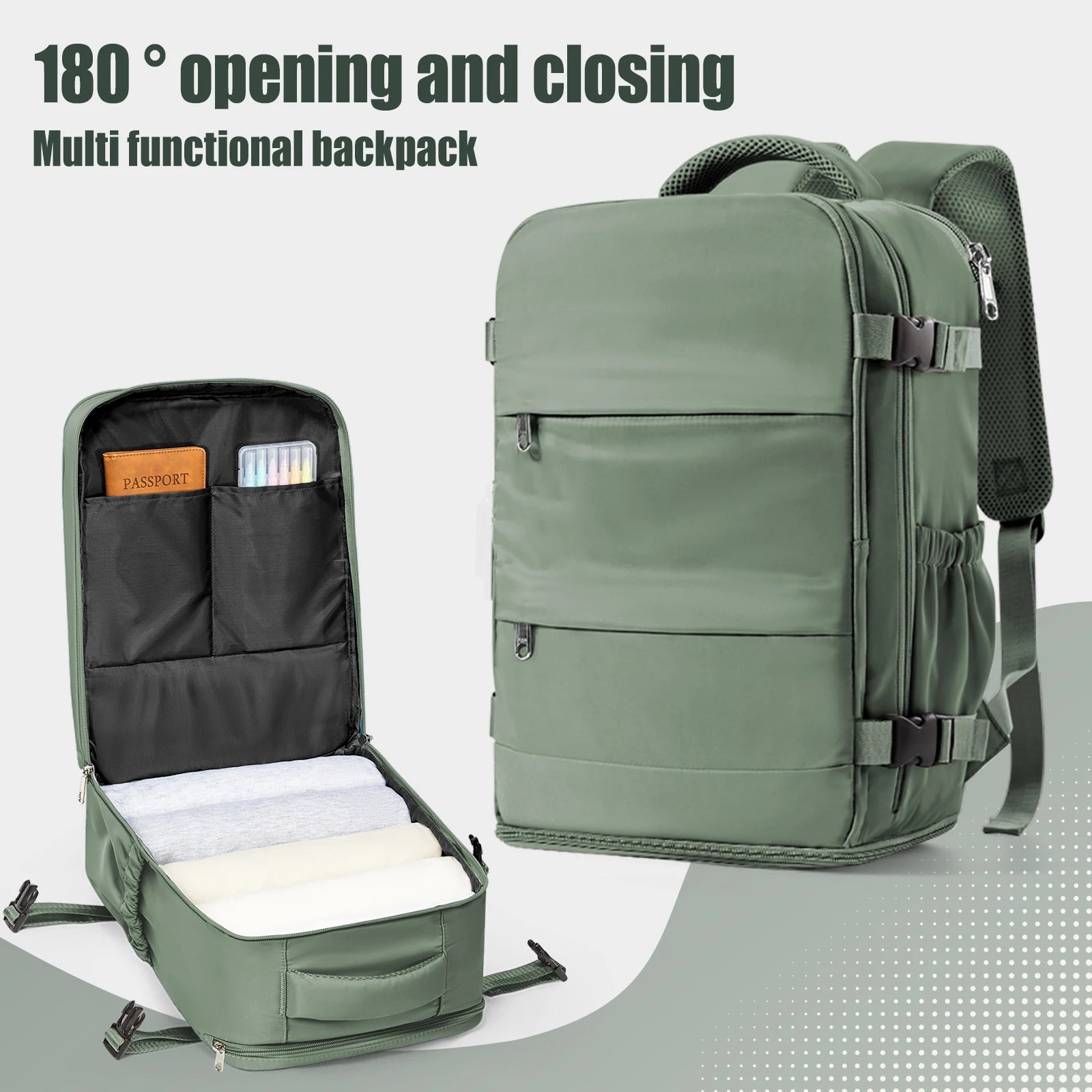 Ryanair Rucksack 40x20x30 cm – Handgepäck für Herren & Damen, Laptop & Reise