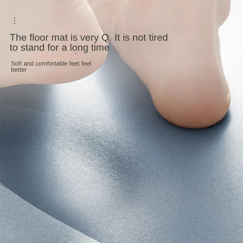 Absorbent kitchen mat, non-slip, waterproof, wipeable, comfortable, standing, kitchen rugs and mats, wipeable, wash-free, long runner rug