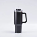 Thermobecher 1200ml mit Griff & Strohhalm – 24h Isoliert, Edelstahl, Reise & Büro | Geschenk