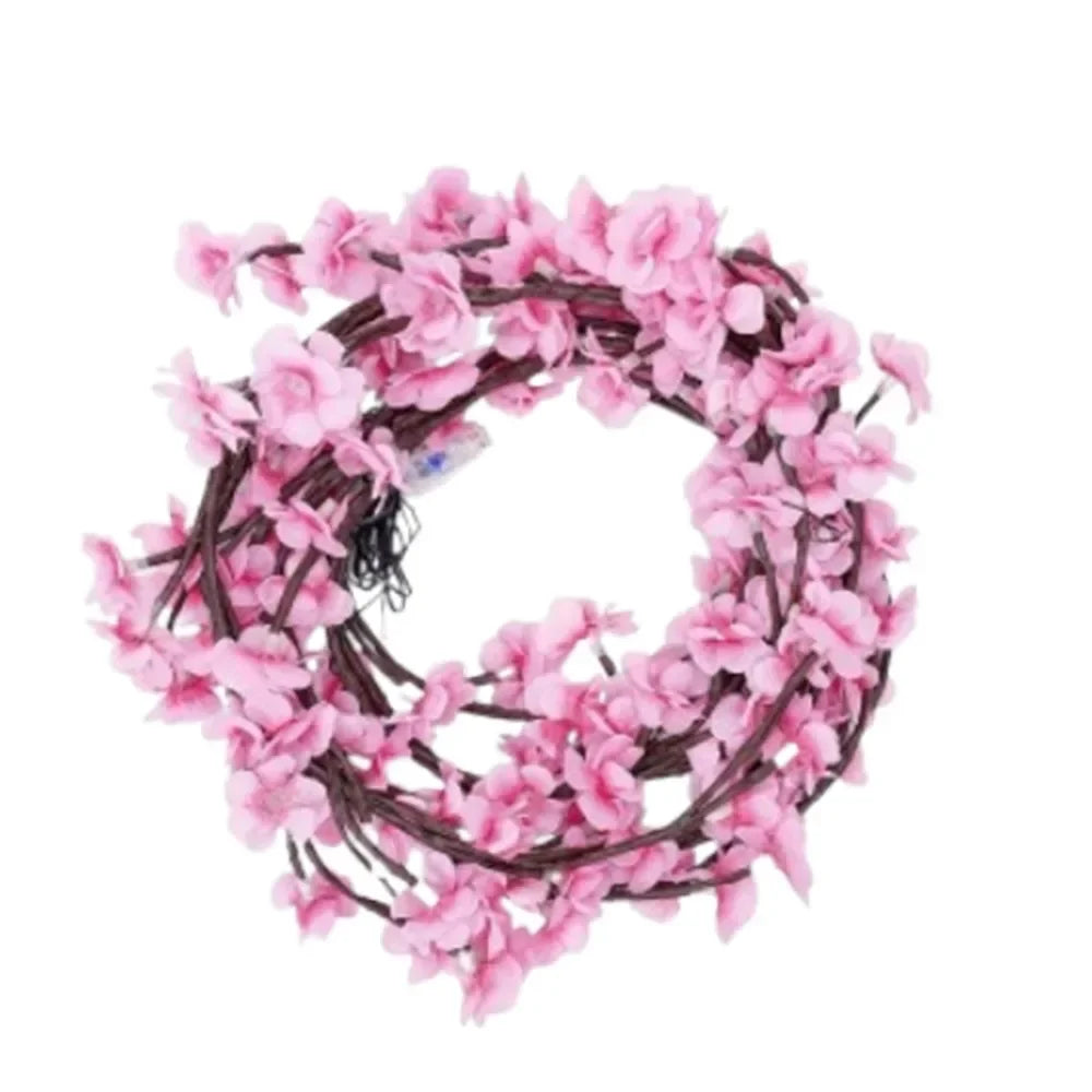 LED Kirschblüten Lichterzweig – Dekorative Wanddeko für Innenräume, USB-betrieben