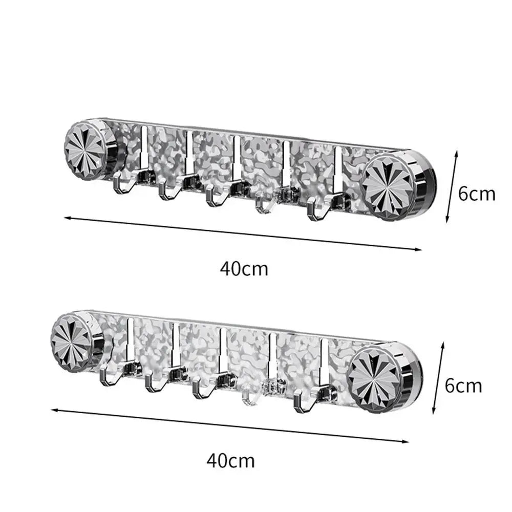 Modern Wall-Mounted Suction Cup Hook Rotatable Towel Holder Vacuum Suction Hook for Bathrobes and Coats