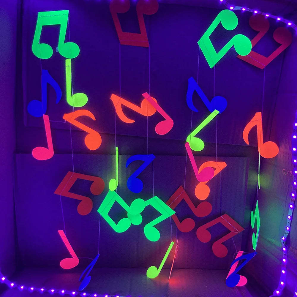 Neon Party Decorations, Glow in the Dark, Fluorescent Party Supplies, Birthday, Wedding, 80s Disco, Hip Hop Party Decorations