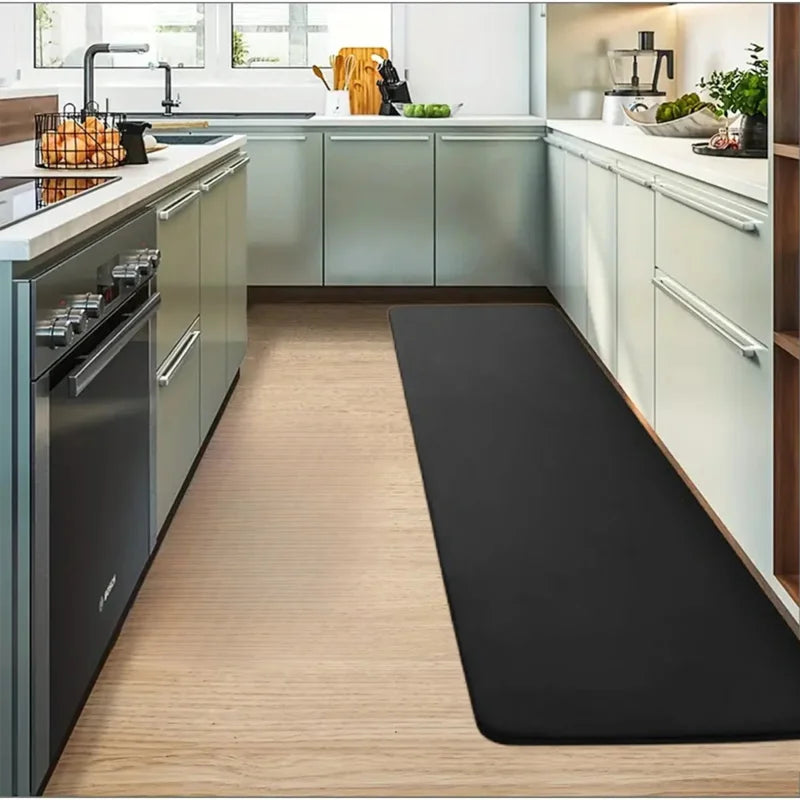 VIKAMA Kitchen Laundry Room Oil Absorbing Mats Doormats Bathroom Long Anti-fouling Carpet Entrance Doormats Home Decor