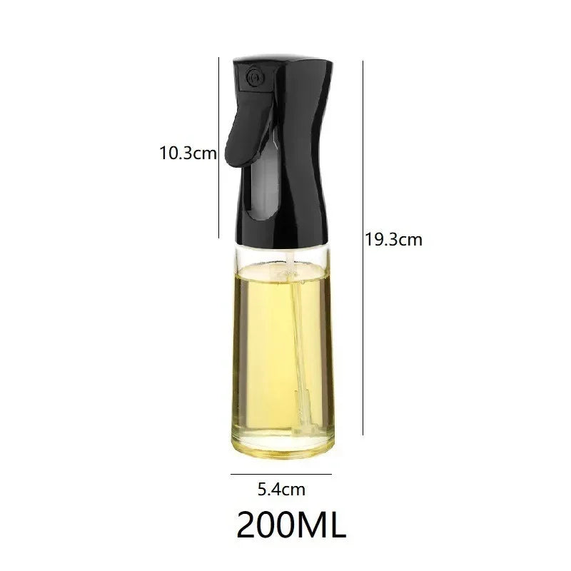 Ölsprühflasche Wiederverwendbar 200/300/500ml – Feiner Sprühnebel für Olivenöl & Essig | Küche & BBQ